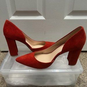 Nine West Women Size 8 Pump Red Slip On Heels New